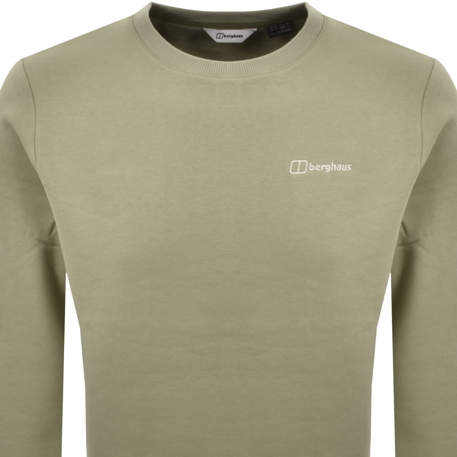 Image number 2 for Berghaus Logo Sweatshirt Green