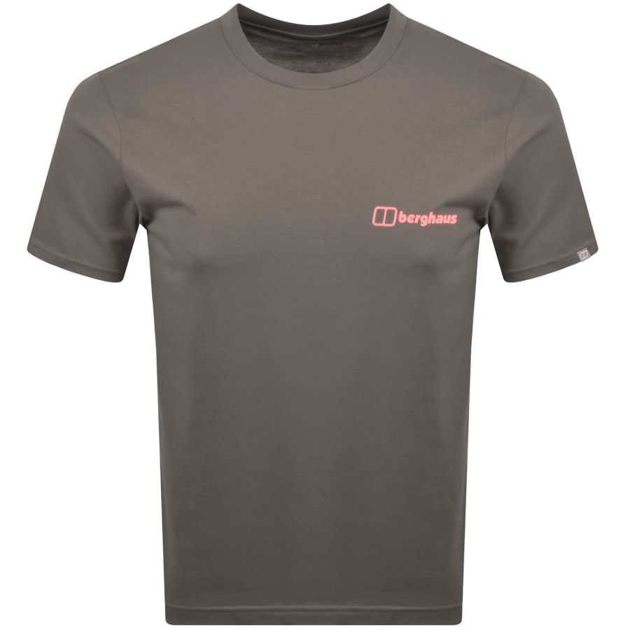 Image number 2 for Berghaus Matrix Logo T Shirt Dark Grey