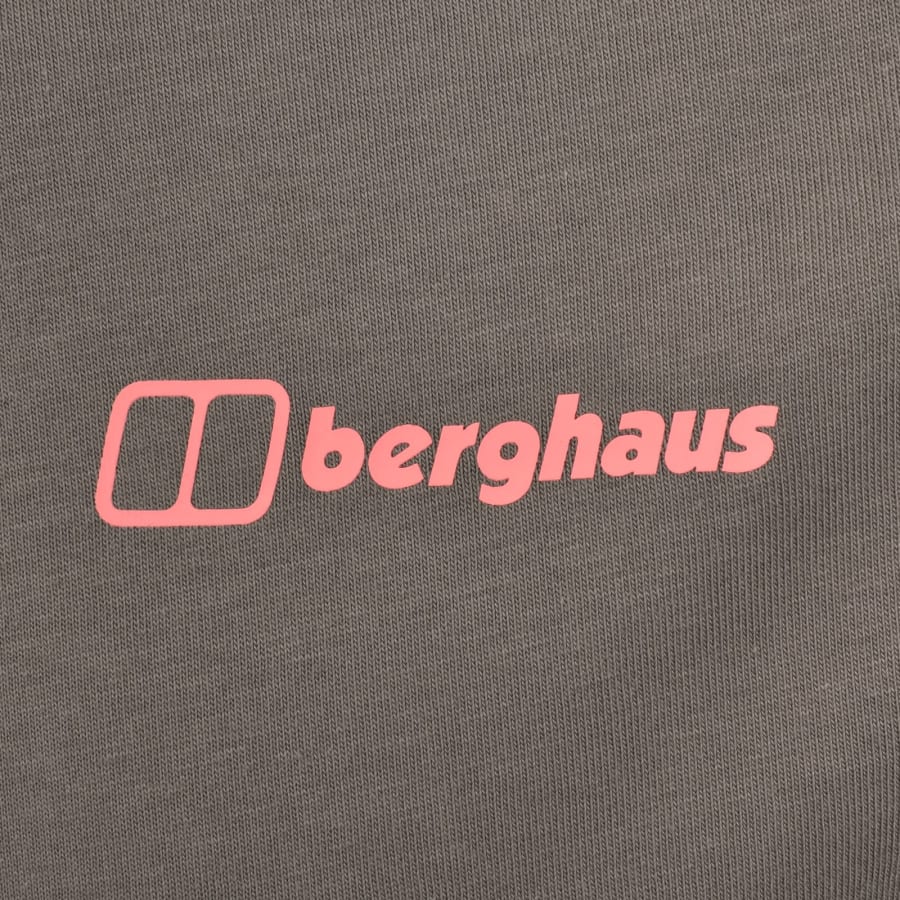 Image number 4 for Berghaus Matrix Logo T Shirt Dark Grey