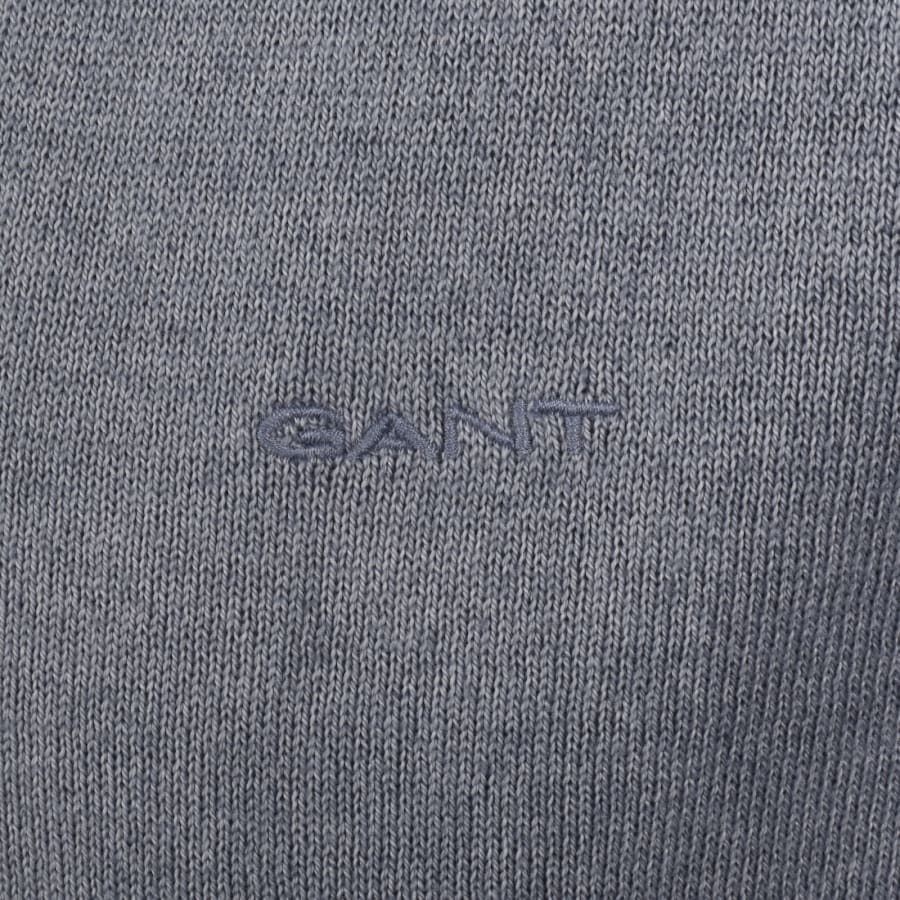 Image number 3 for Gant Sunfaded Knit Polo T Shirt Blue