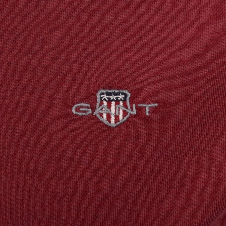 Image number 3 for Gant Regular Fit Shield T Shirt Red