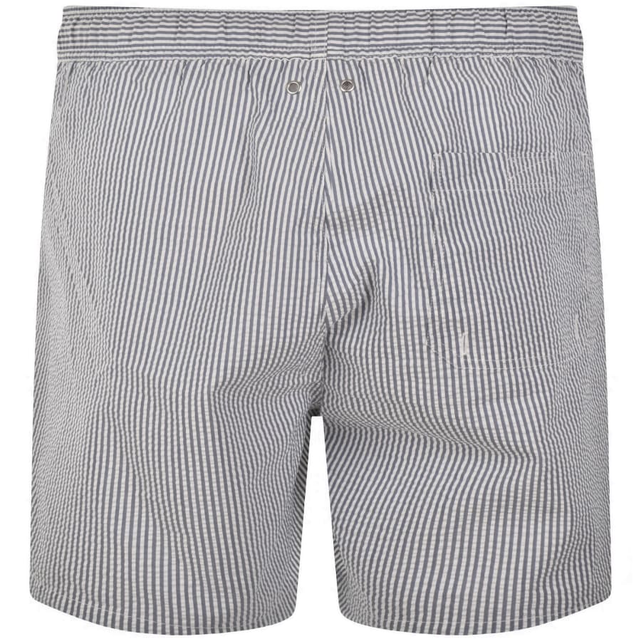 Image number 2 for Gant Seersucker Swim Shorts Blue