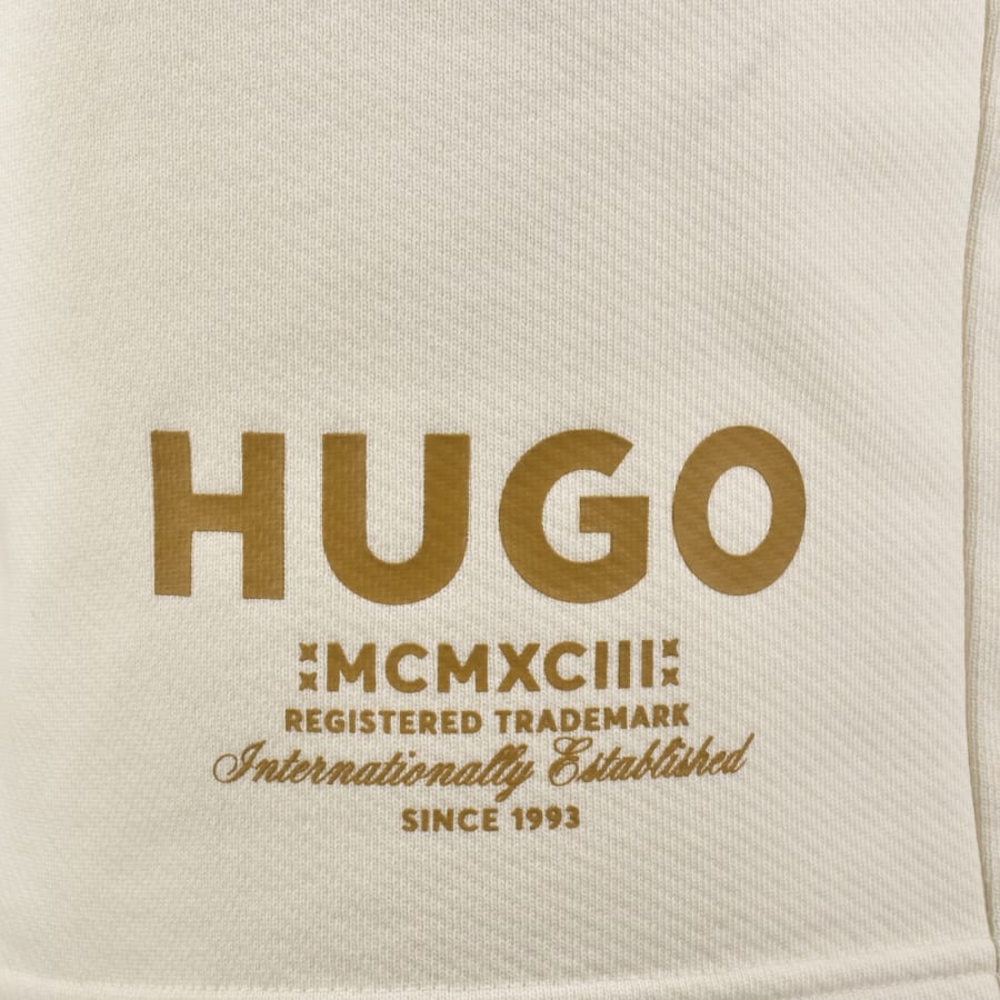 Image number 3 for Hugo Blue Nomario Shorts Off White