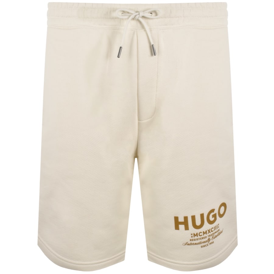 Image number 1 for Hugo Blue Nomario Shorts Off White