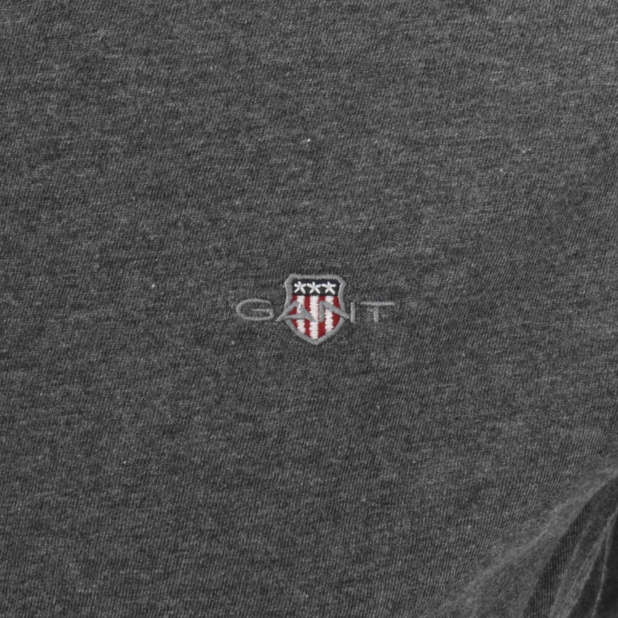 Image number 3 for Gant Regular Fit Shield T Shirt Grey