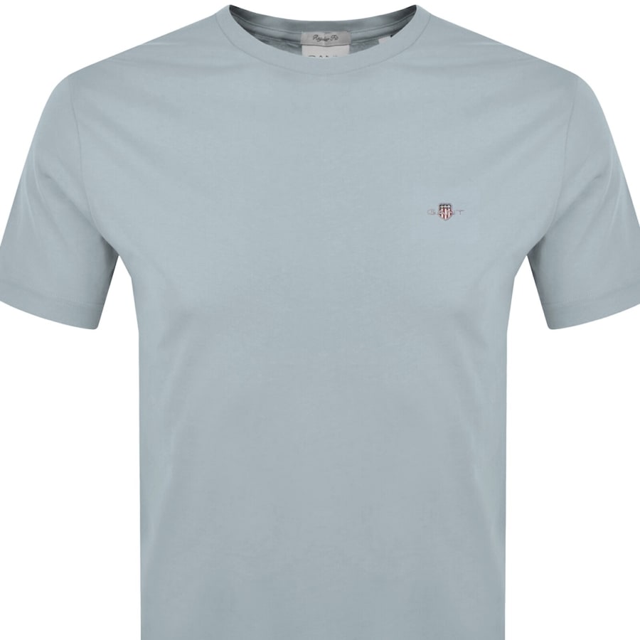 Image number 2 for Gant Regular Fit Shield T Shirt Blue
