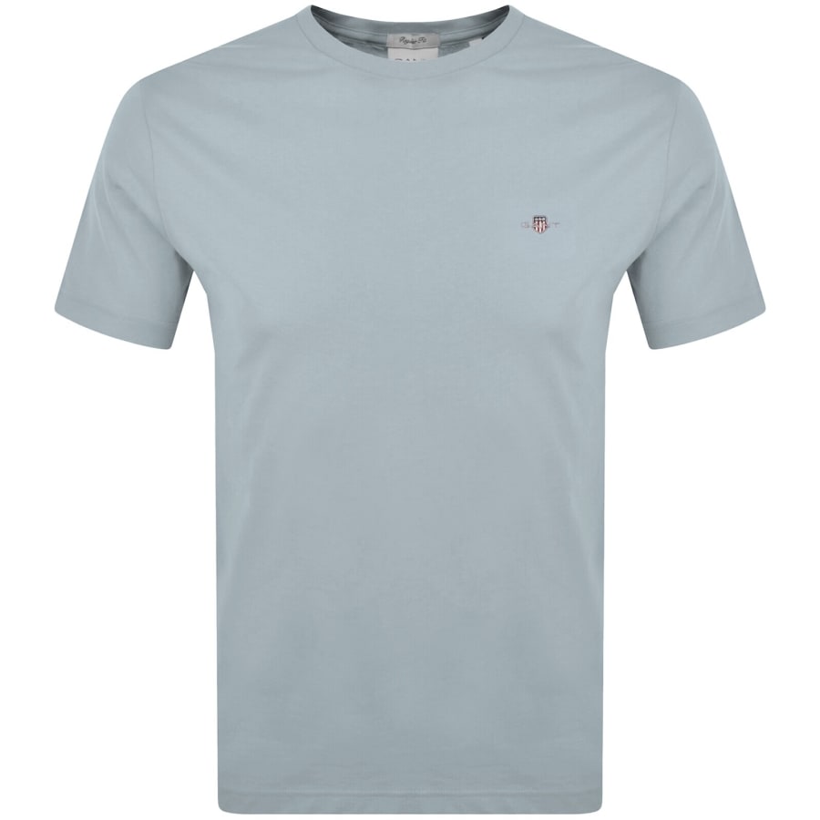 Image number 1 for Gant Regular Fit Shield T Shirt Blue
