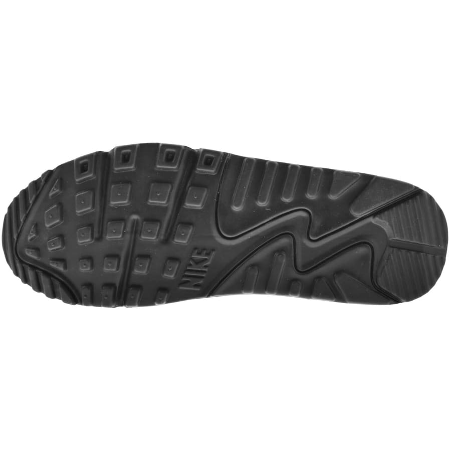 Image number 4 for Nike Air Max 90 Trainers Black