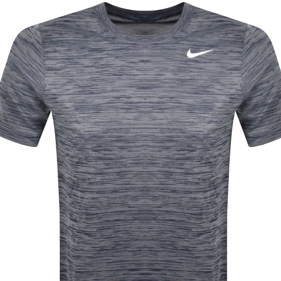 Image number 2 for Nike Training Dri Fit T Shirt Navy