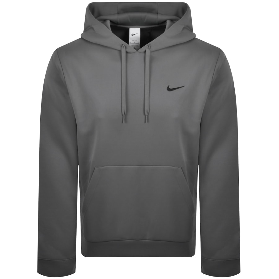 Image number 1 for Nike Training Dri Fit Pullover Hoodie Grey
