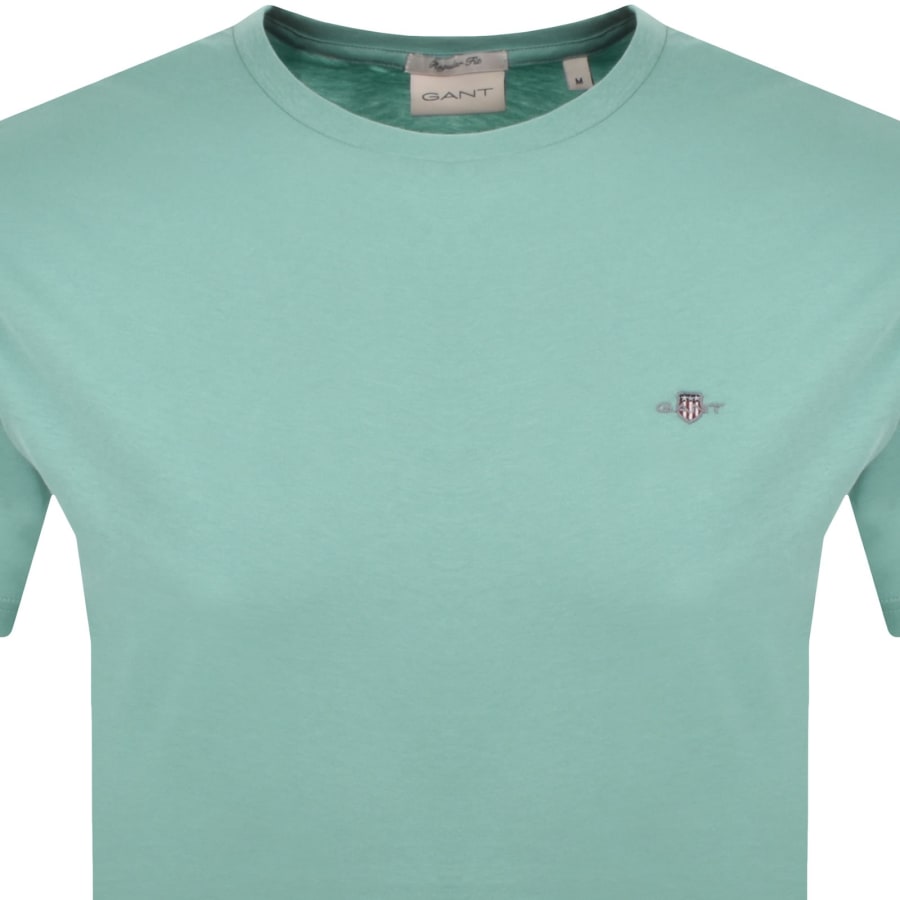 Image number 2 for Gant Original Short Sleeve T Shirt Green