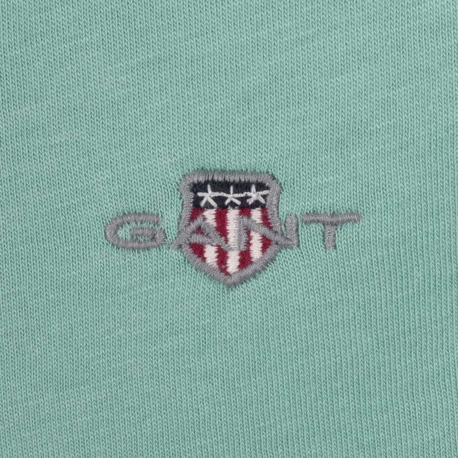 Image number 3 for Gant Original Short Sleeve T Shirt Green