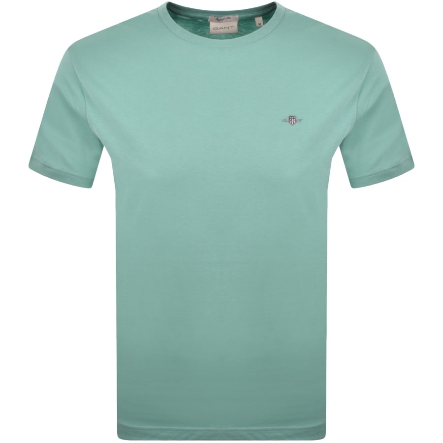 Image number 1 for Gant Original Short Sleeve T Shirt Green