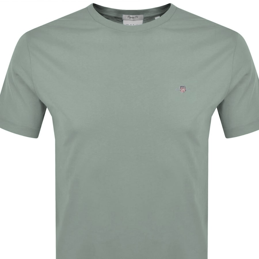 Image number 2 for Gant Original Short Sleeve T Shirt Green