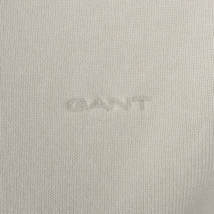 Image number 3 for Gant Modal Polo T Shirt Cream