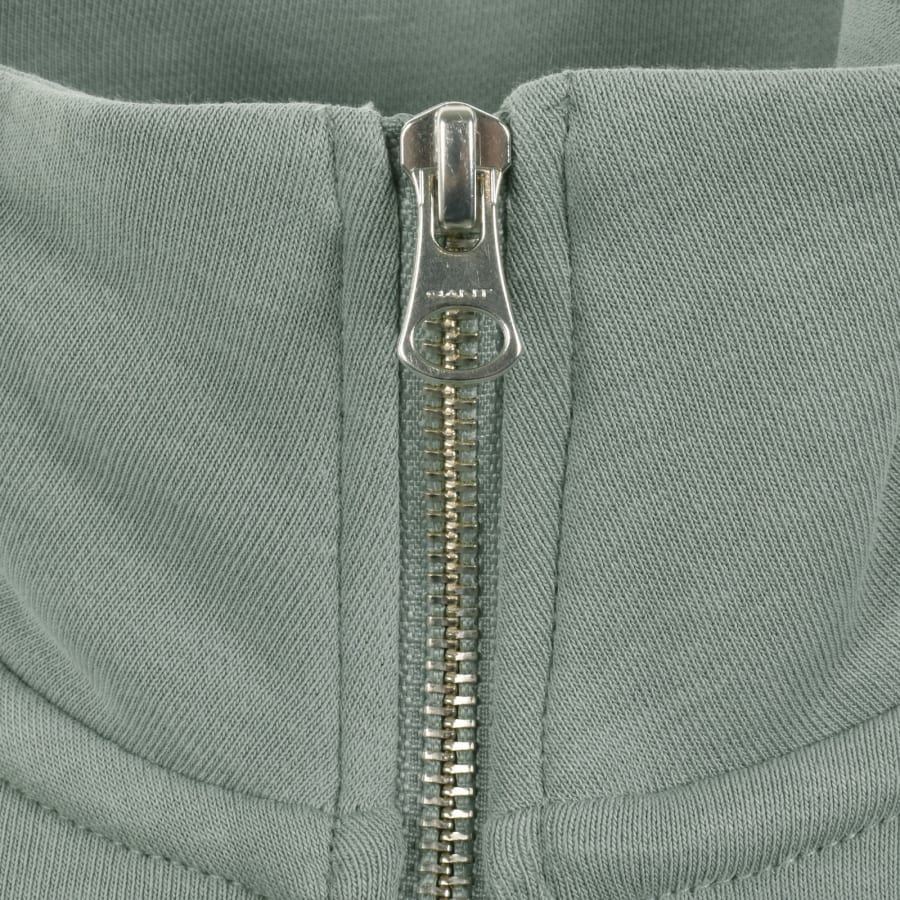 Image number 4 for Gant Shield Logo Half Zip Sweatshirt Grey