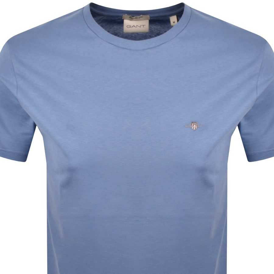Image number 2 for Gant Original Short Sleeve T Shirt Blue