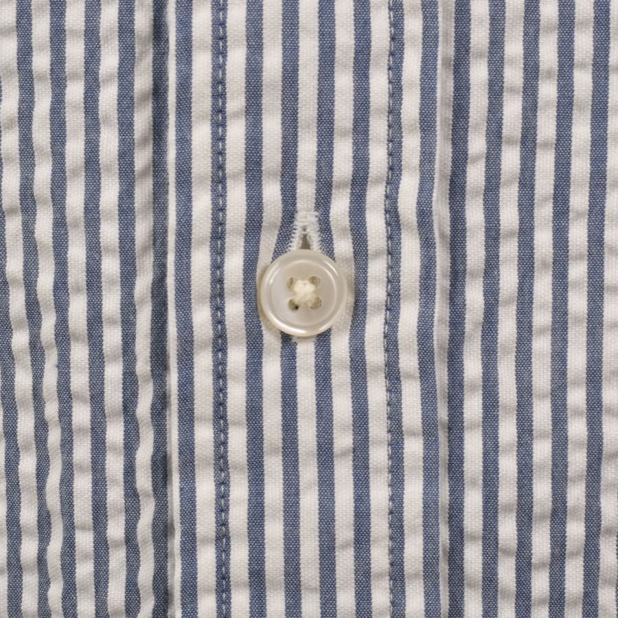 Image number 4 for Gant Seersucker Shirt Blue