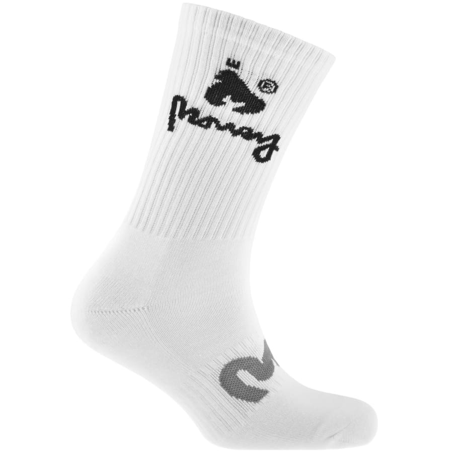 Image number 2 for Money 3 Pack Sport Socks White