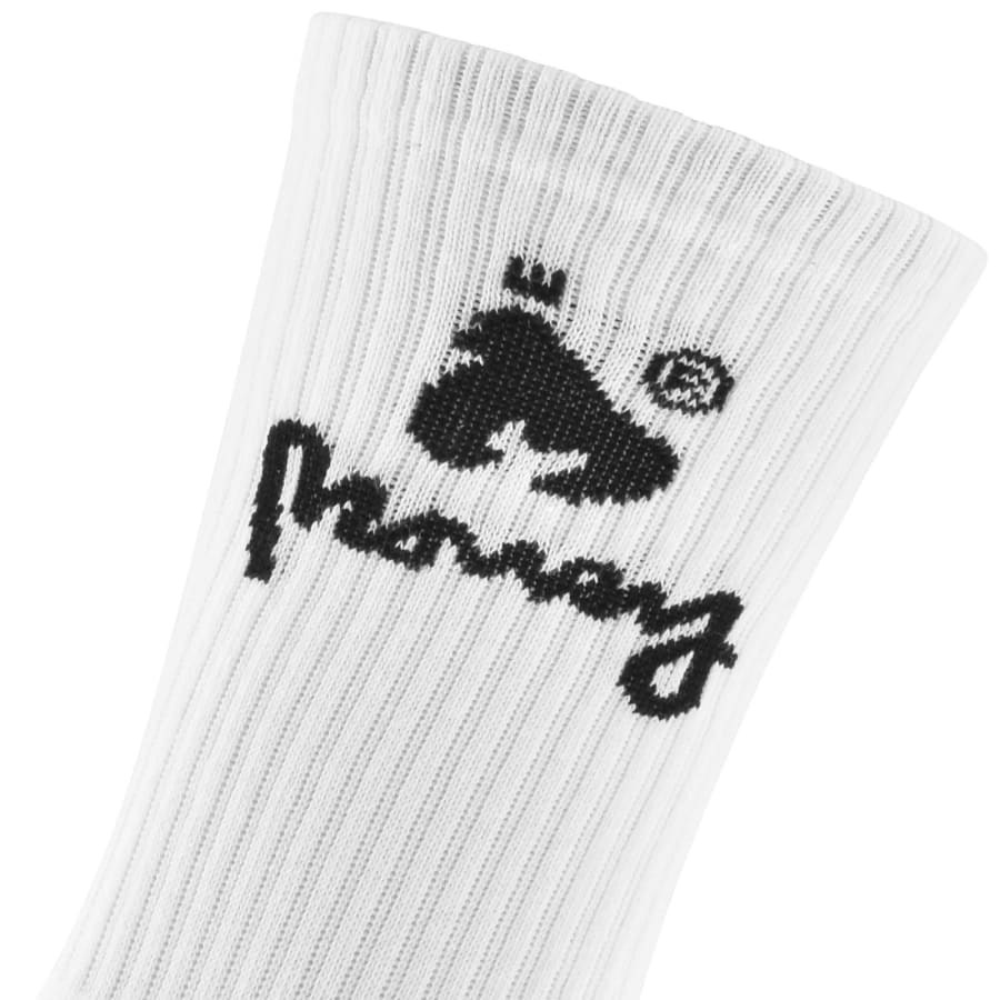Image number 3 for Money 3 Pack Sport Socks White
