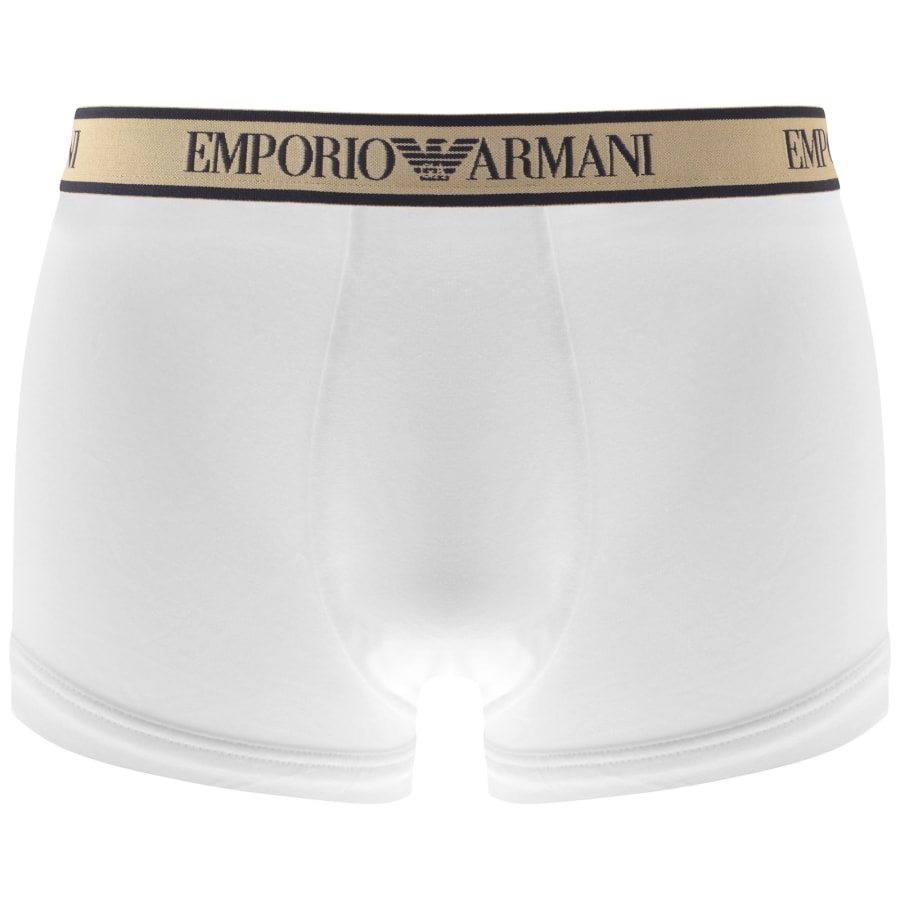 Image number 2 for Emporio Armani Underwear 3 Pack Boxer Trunks