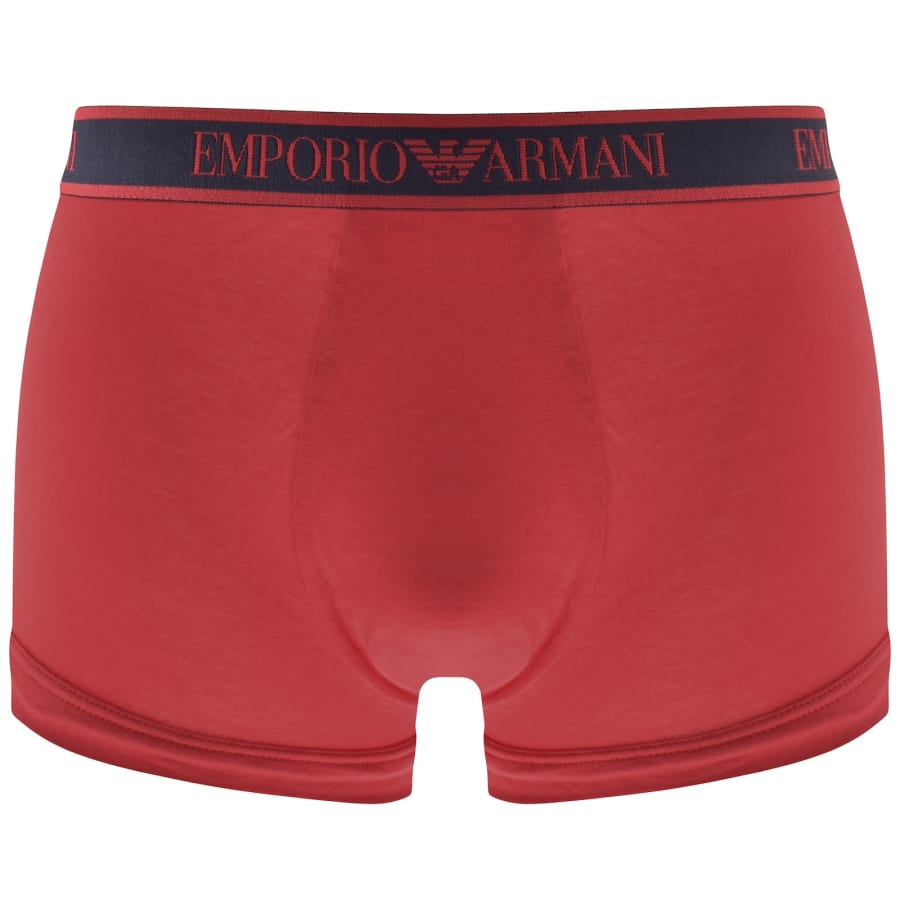 Image number 3 for Emporio Armani Underwear 3 Pack Boxer Trunks