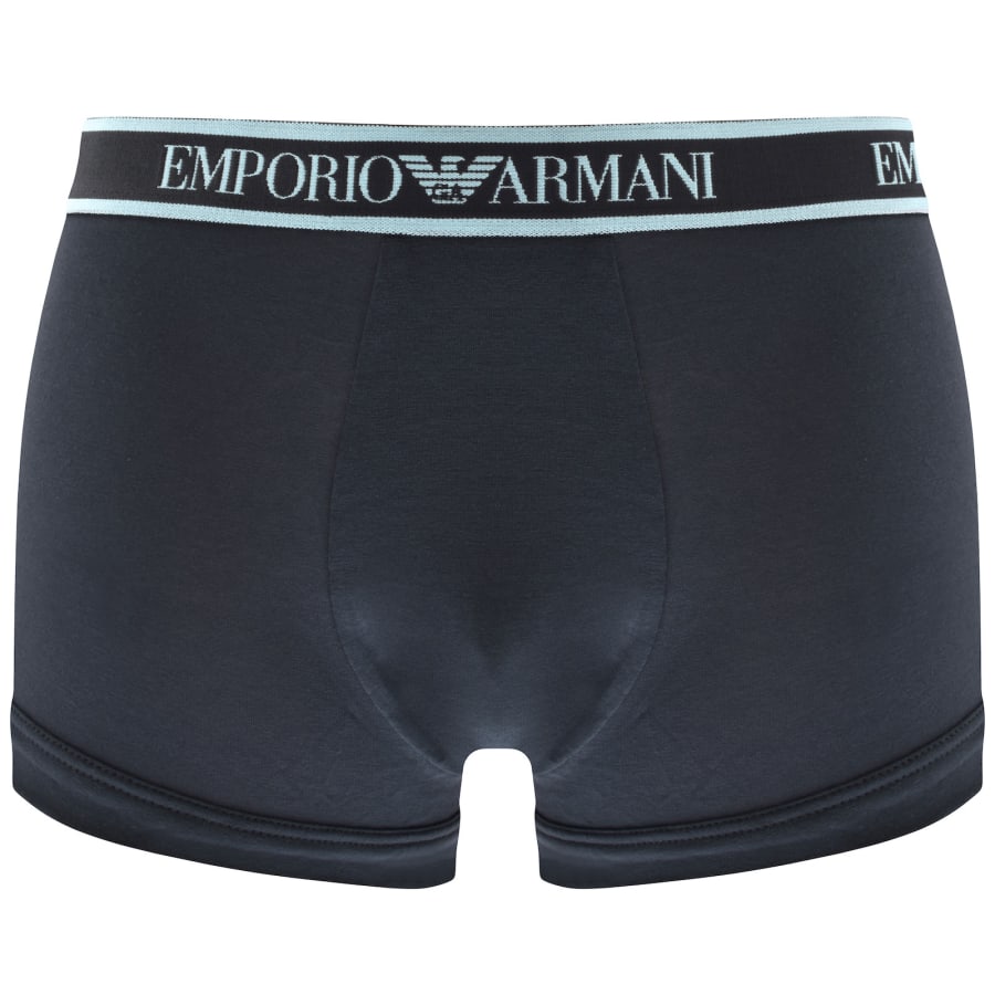 Image number 2 for Emporio Armani Underwear 3 Pack Boxer Trunks