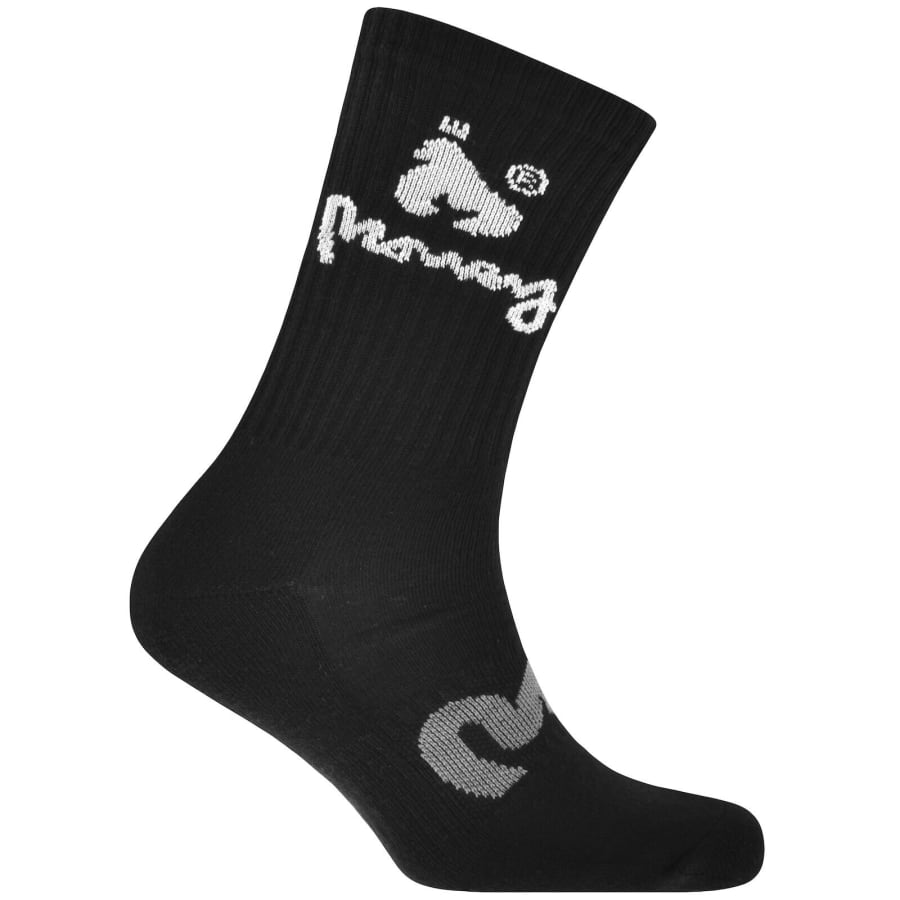 Image number 2 for Money 3 Pack Sport Socks Black