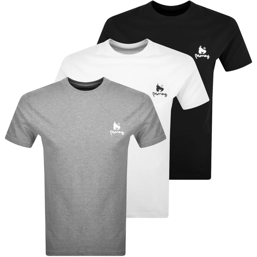 Image number 1 for Money Lounge 3 Pack T Shirts