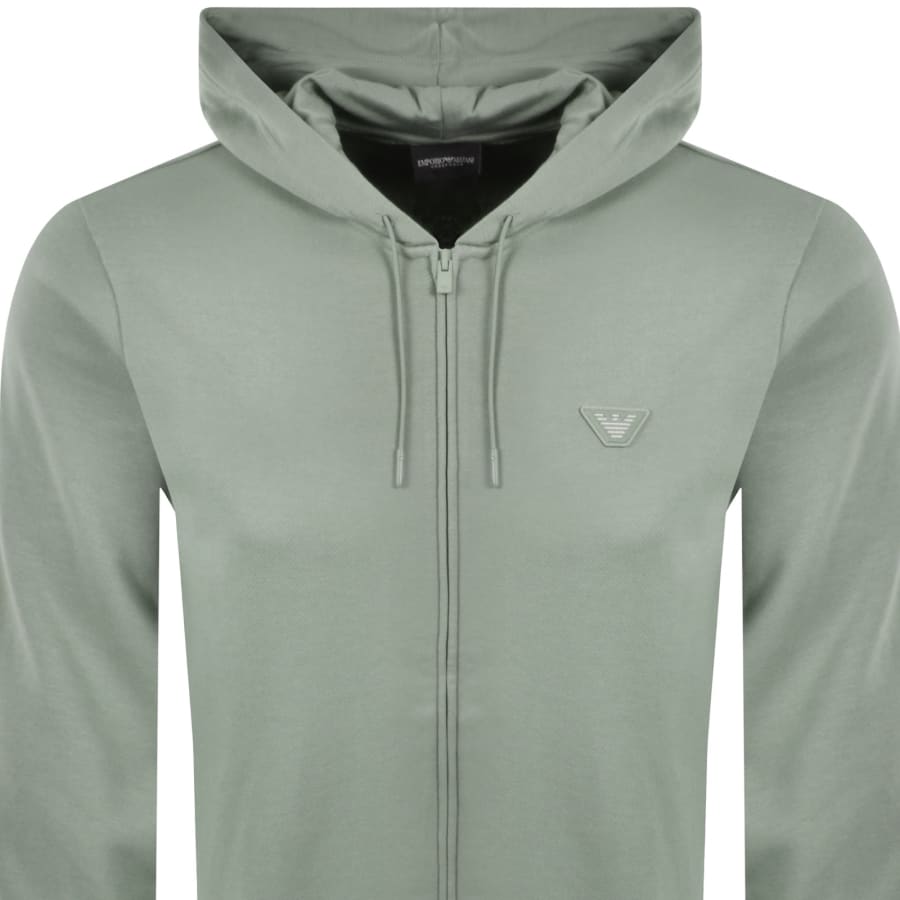 Image number 2 for Emporio Armani Loungewear Hoodie Green