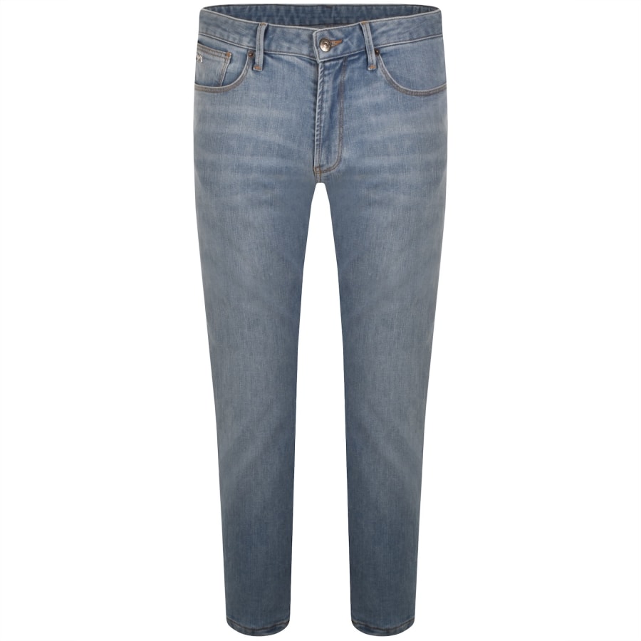 Image number 2 for Emporio Armani J06 Slim Fit Jeans Blue