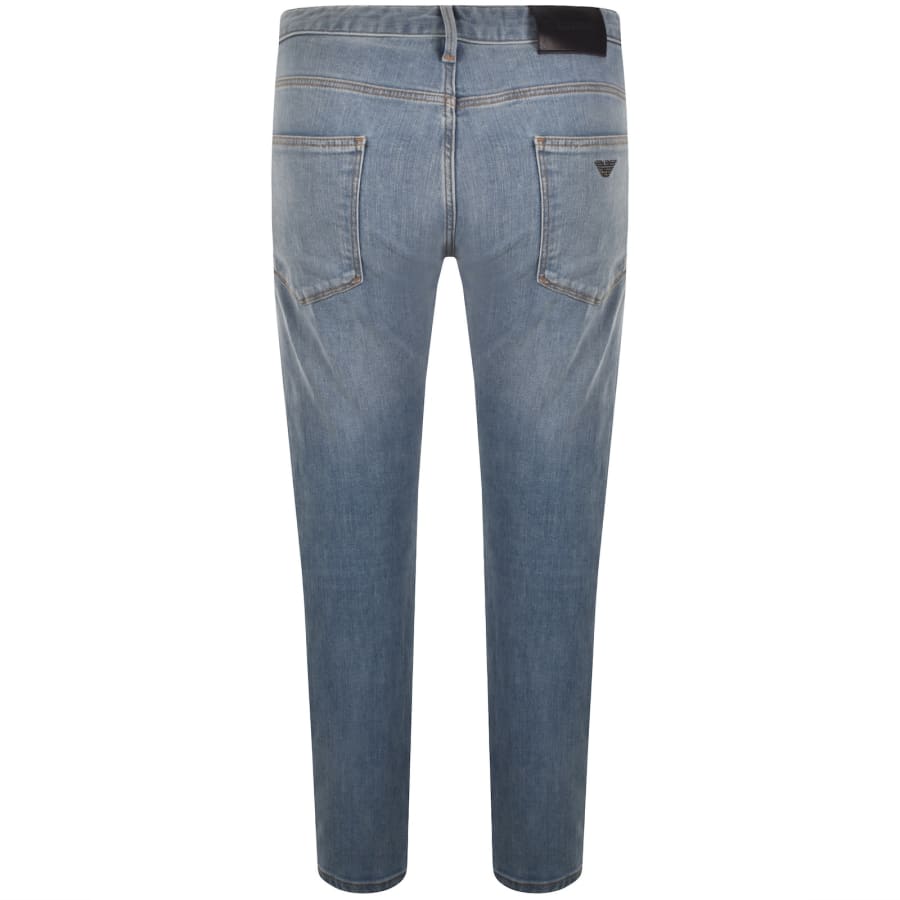 Image number 3 for Emporio Armani J06 Slim Fit Jeans Blue