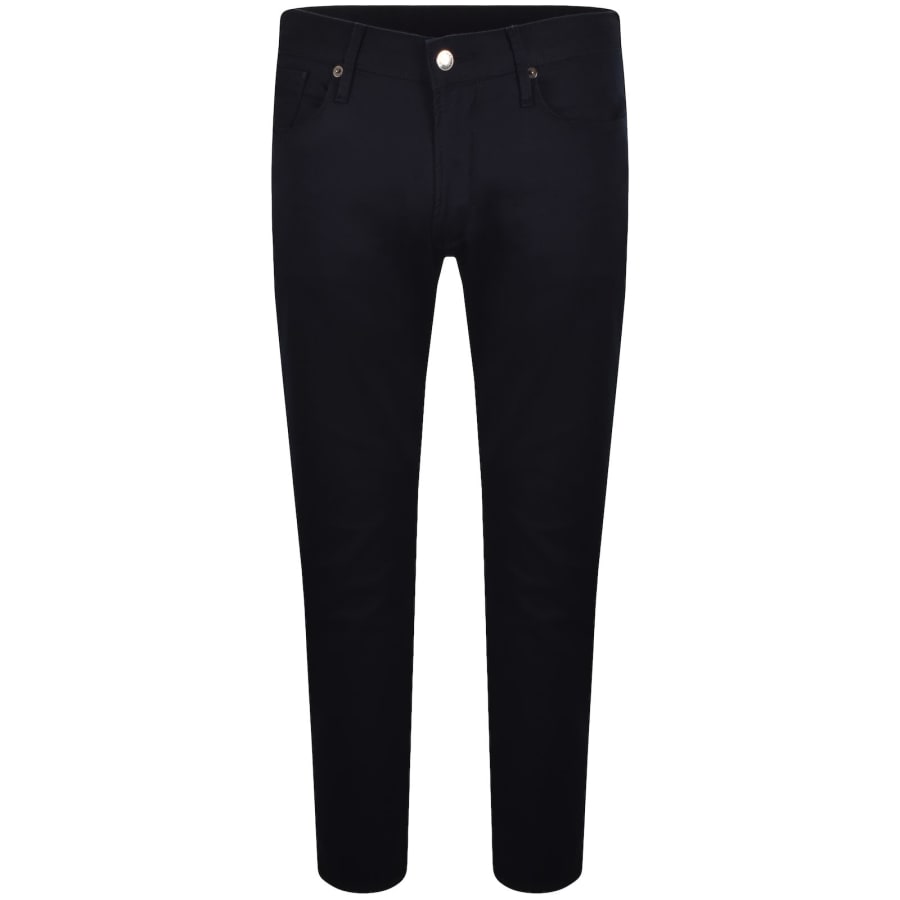Image number 2 for Emporio Armani J06 Slim Fit Trousers Navy