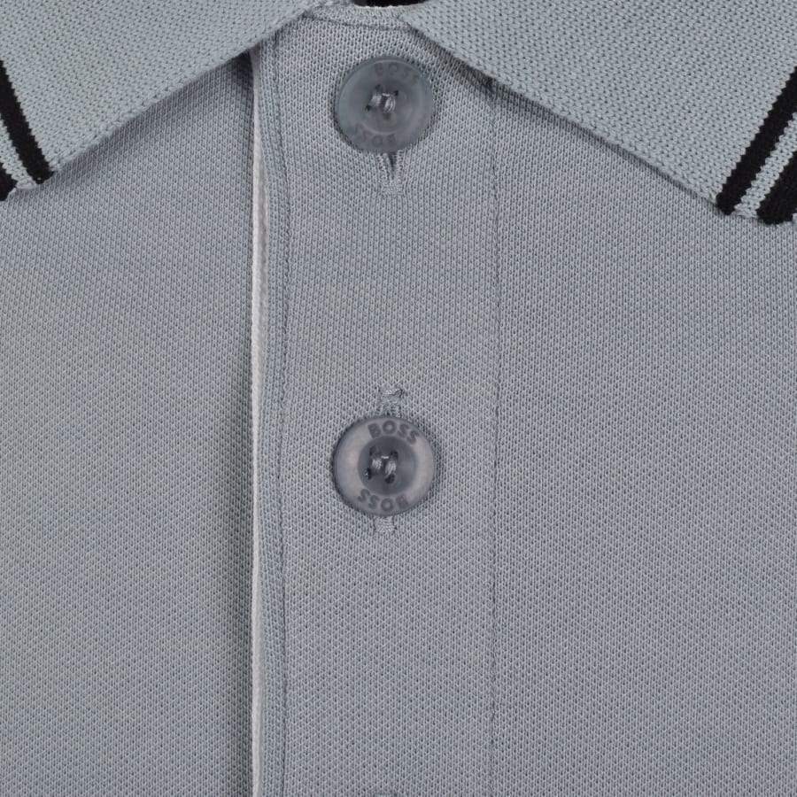 Image number 4 for BOSS Paddy Pro Polo T Shirt Grey
