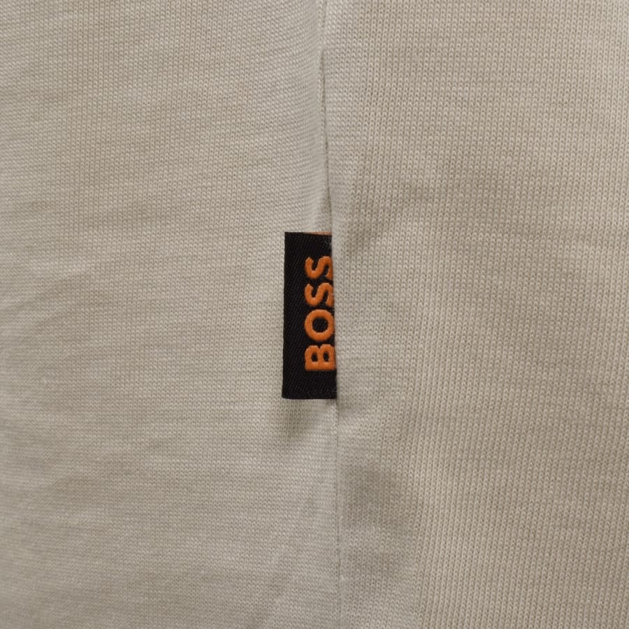 Image number 4 for BOSS Te Logotape T Shirt Beige