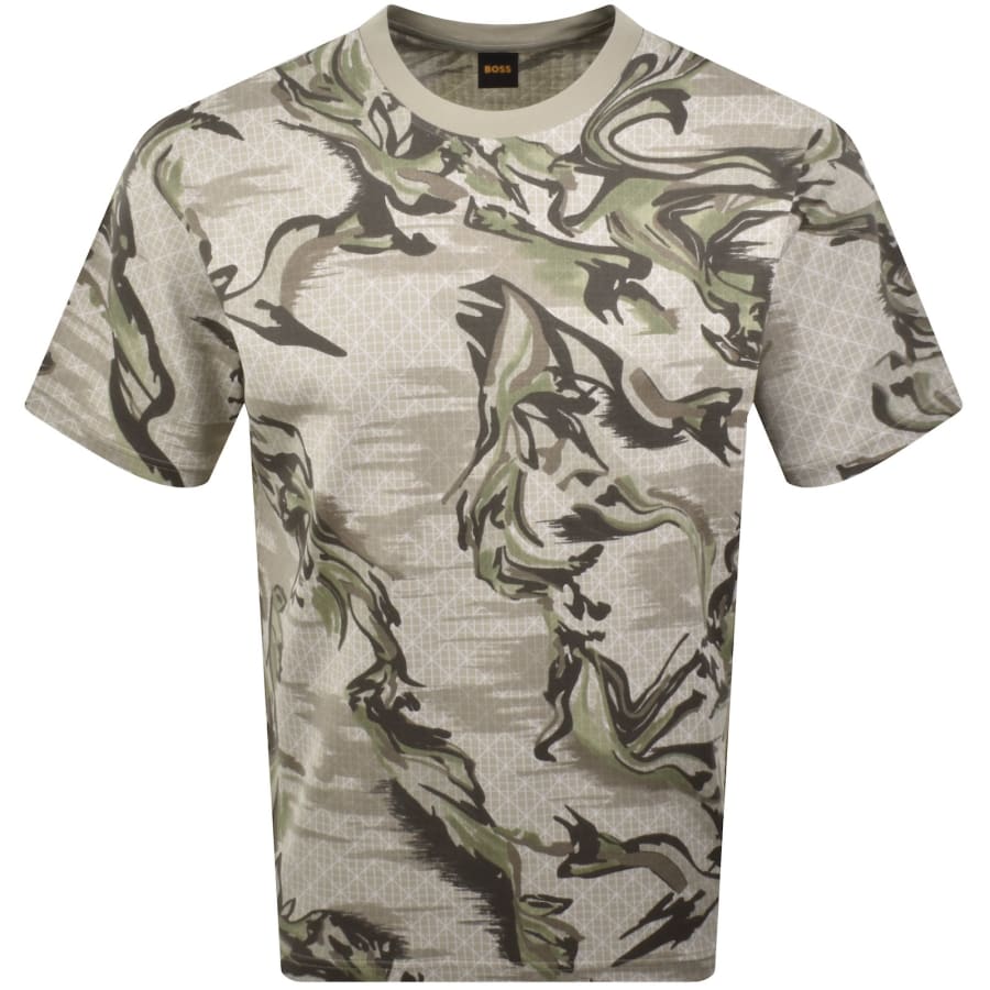 Image number 1 for BOSS Te Barb T Shirt Beige