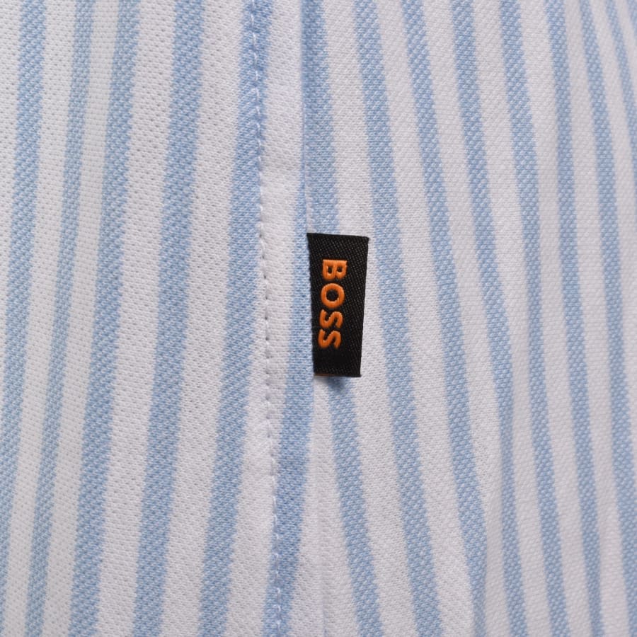 Image number 4 for BOSS Mysoft 2 Long Sleeve Shirt Blue