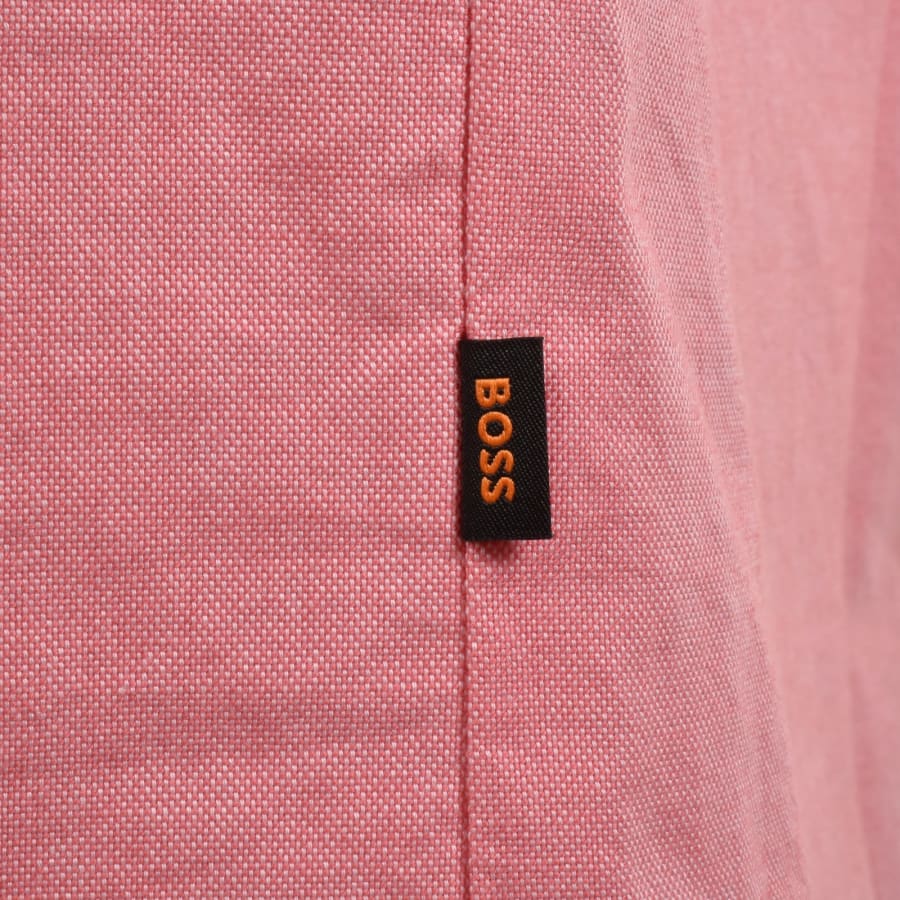 Image number 4 for BOSS Rash 2 Short Sleeved Shirt Pink