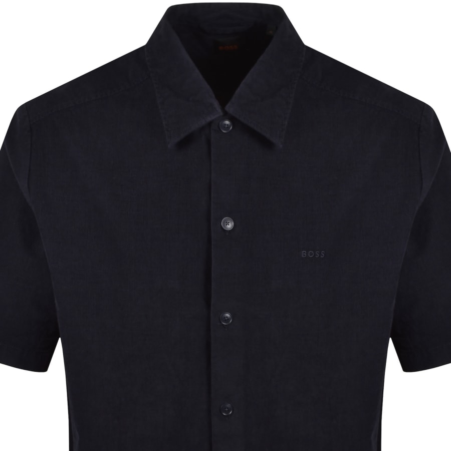 Image number 2 for BOSS Lakith Relaxed Fit Shirt Dark Blue