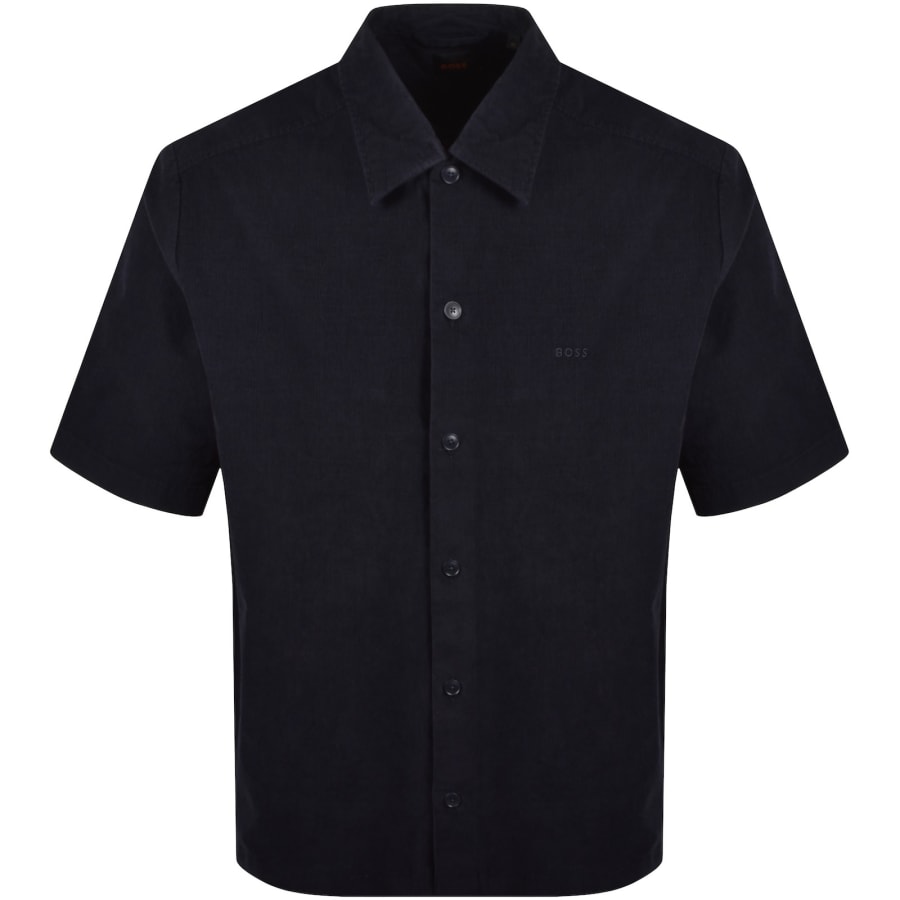 Image number 1 for BOSS Lakith Relaxed Fit Shirt Dark Blue