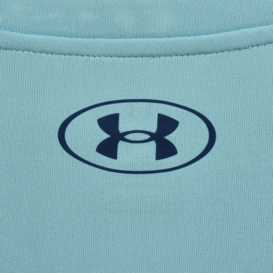 Image number 5 for Under Armour Logo T Shirt Blue