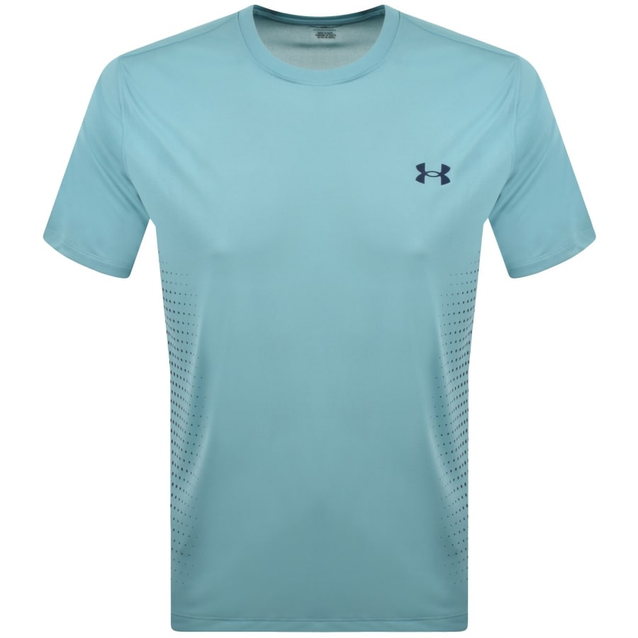 Image number 1 for Under Armour Logo T Shirt Blue