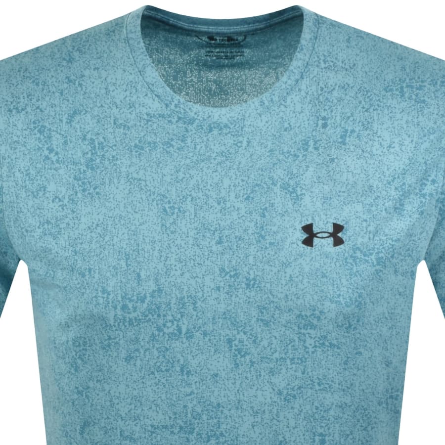 Image number 2 for Under Armour Tech Pixelate T Shirt Blue