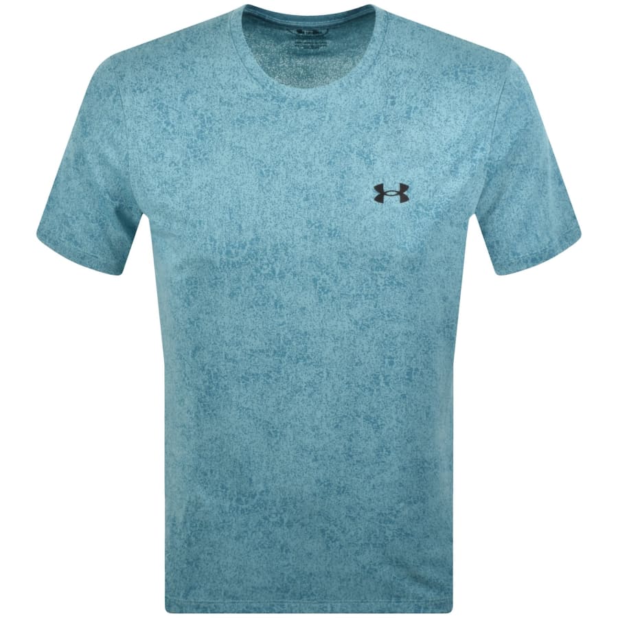 Image number 1 for Under Armour Tech Pixelate T Shirt Blue
