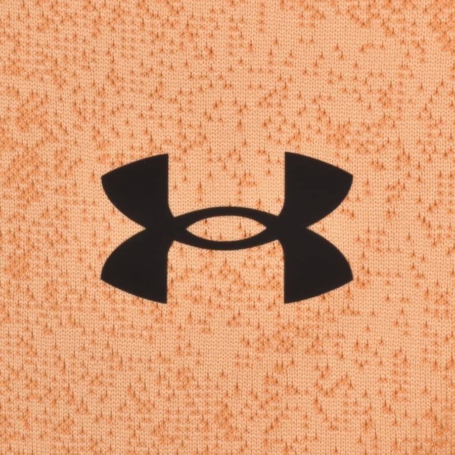 Image number 3 for Under Armour Tech Pixelate T Shirt Orange