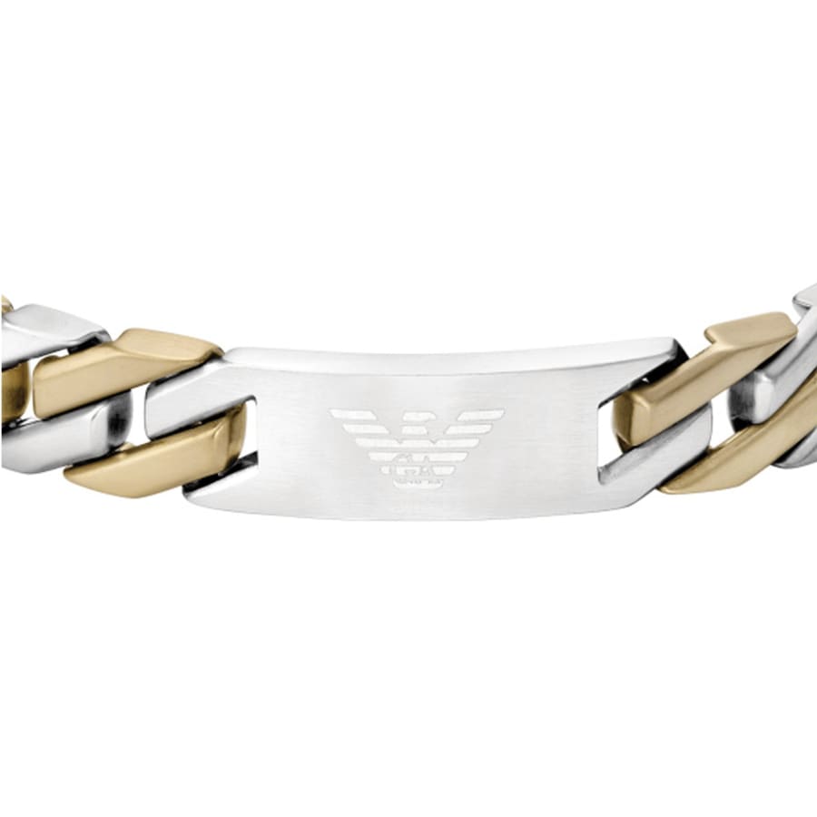 Image number 2 for Emporio Armani Steel Eagle ID Bracelet Silver