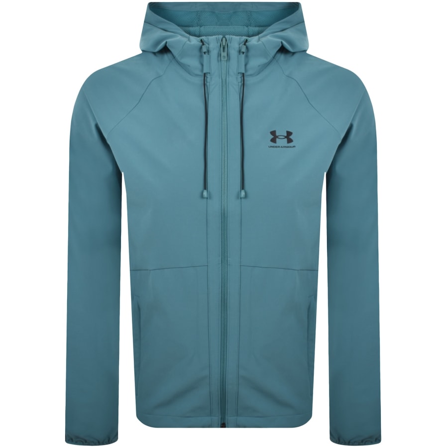 Image number 1 for Under Armour Windbreaker Jacket Blue