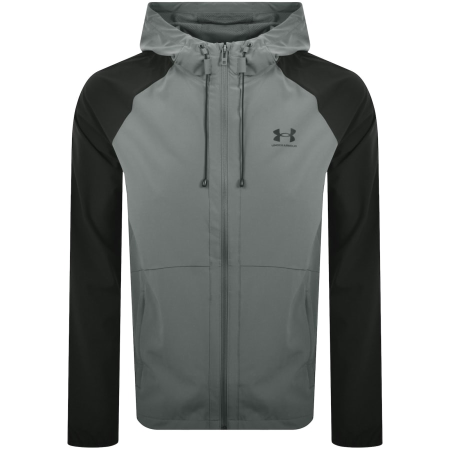 Image number 1 for Under Armour Vibe Windbreaker Jacket Green
