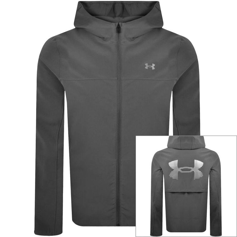 Image number 1 for Under Armour Velociti Pro Storm Jacket Grey