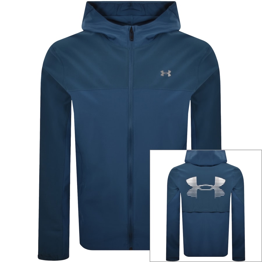 Image number 1 for Under Armour Velociti Pro Storm Jacket Blue